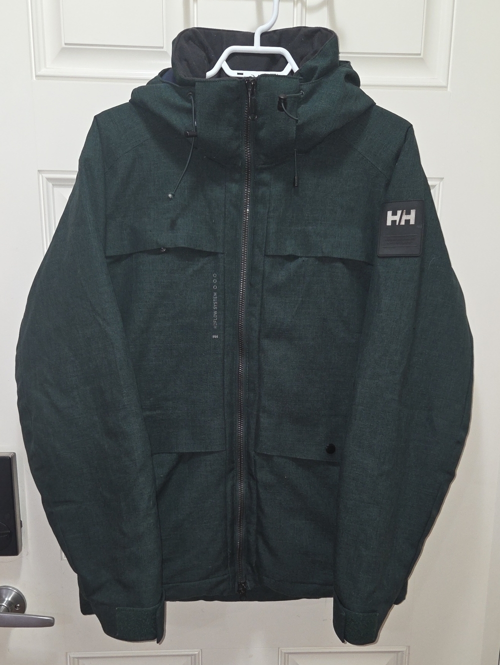 Helly Hansen Forest Green Hooded Winter Jacket
